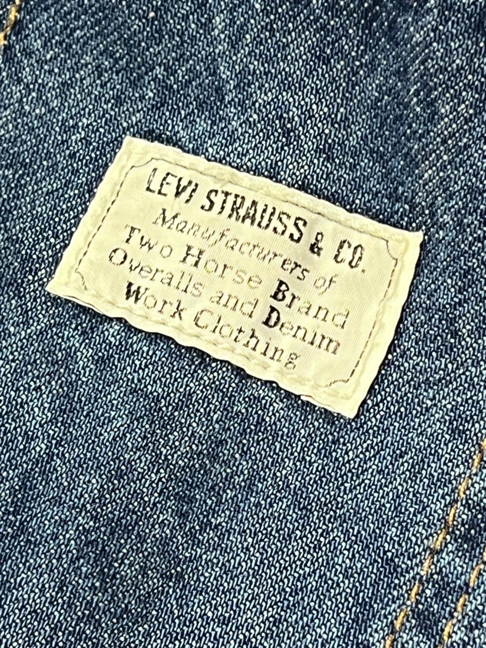 SOLD! Levi's Women Vintage Denim Jean Overalls XL - Picture 11 of 16